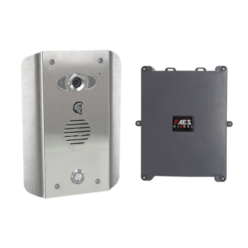 AES AES PRAE-4G-AS-EU Praetorian 4G IP video intercom without keypad - stainless steel