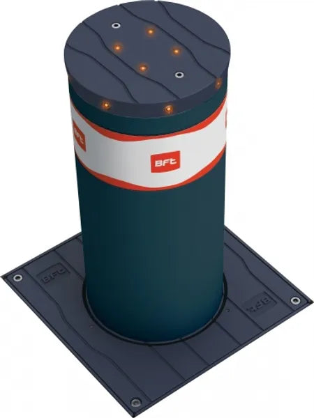 BFT RANCH B 700mm x 220mm fixed bollard with LED light crown