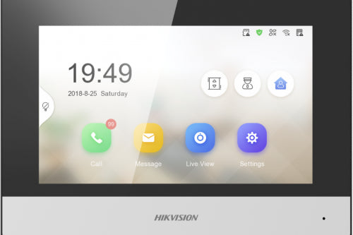 Hikvision 7 inch Touch screen LCD Monitor 2 wire