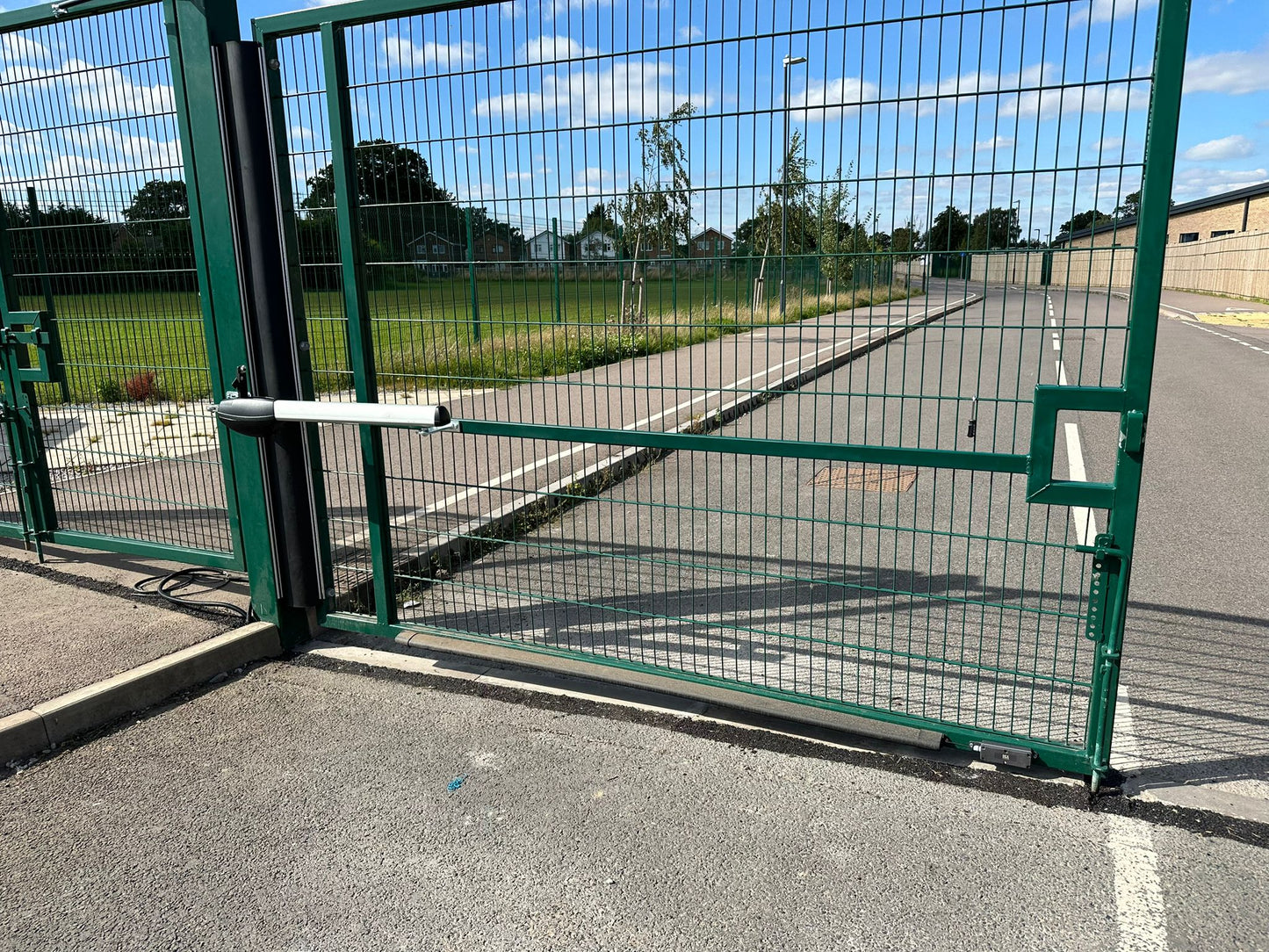 Automatic Commercial and Industrial Gates - Security Metal Gates with Access Control - Iron Metal Electric Driveway Gate