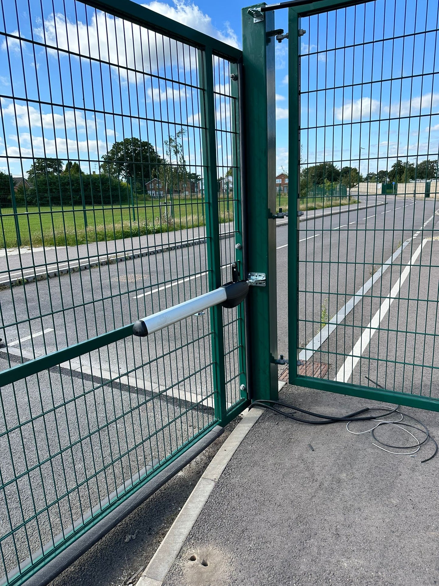 Automatic Commercial and Industrial Gates - Security Metal Gates with Access Control - Iron Metal Electric Driveway Gate