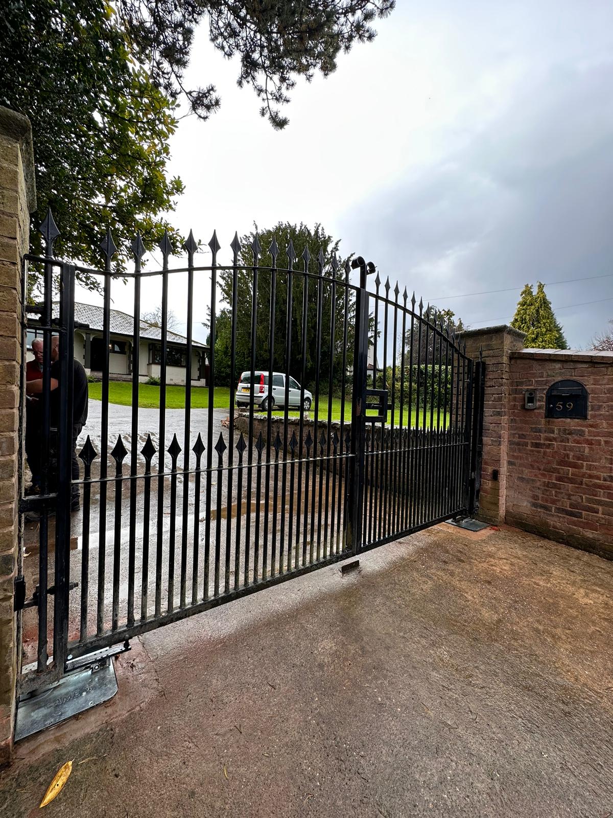 Metal Security Gate - Electric Security Gates - Front Electric Gate