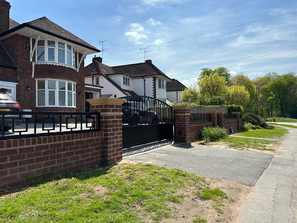 Metal Security Gates - Driveway Swing Gates - Front Garden Electric Gates - Front Garden Railings