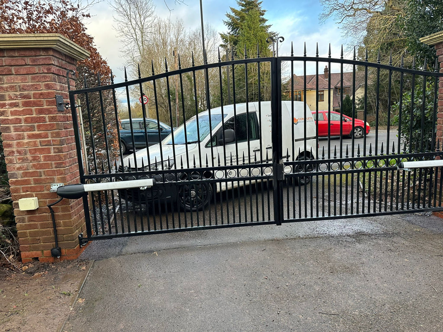 Metal Steel Automated Gate Repair in Kenilworth - Gate Automation - Electric Gates For Driveway - Double Leaf Roger Automation Kit Repair