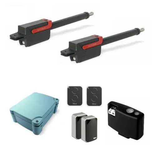 Nice Titan 3724 HS kit 2 24v double leaf swing gate kit for gates up to 3.7m