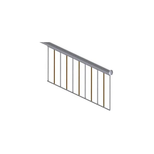 ROGER TECHNOLOGY BARK/02 - Aluminium barrier skirting - 2 meters long
