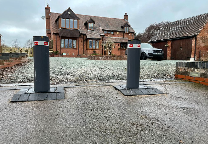 Rising BFT BOLLARDS - Bollards For Driveways - Security parking bollards - Drop Down Bollards