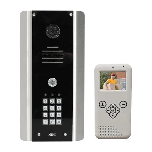 AES 705 ABK one way wireless video system with Keypad