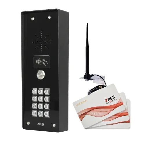 AES Prime 7 Imperial 4G GSM Intercom with prox reader