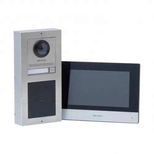 Hikvision 1 button 2 Wire video kit, touch and display and 7 inch monitor