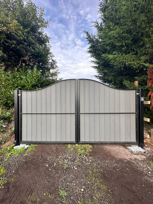 Project - Steel Gate with composite boards