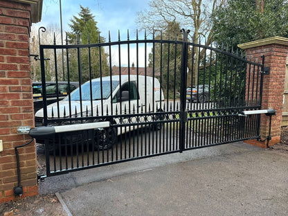 Metal Steel Automated Gate Repair in Kenilworth - Gate Automation - Electric Gates For Driveway - Double Leaf Roger Automation Kit Repair
