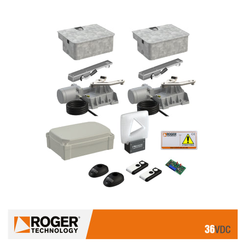 Roger Technology SET-BR21/362 Brushless Underground swing gate 2 leaf kit
