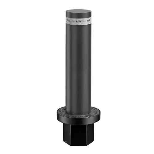 RISE FIX 800, 800mm fixed bollard with foundation case