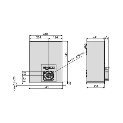 BFT Ares Ultra BT A1500 24v Kit for Sliding Gates