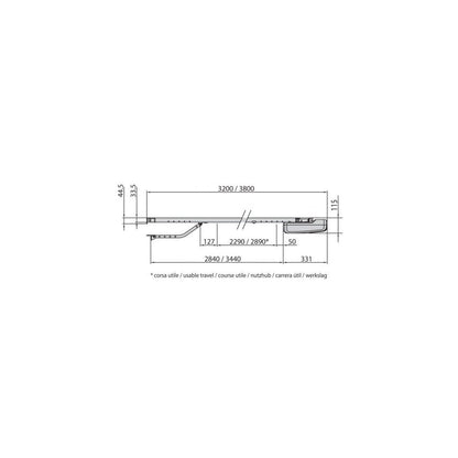 BFT Botticelli belt drive garage door opener kit 24v (A650)