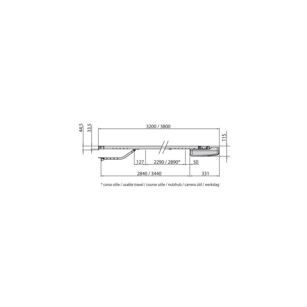 BFT Botticelli belt drive garage door smart opener kit 24v (A1250)