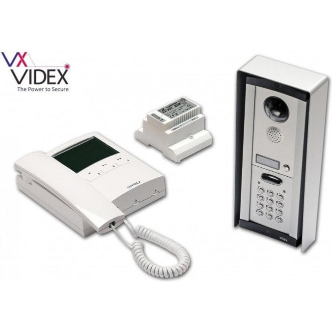 VIDEX CVKC8KS 1 way surface mount colour video intercom with keypad