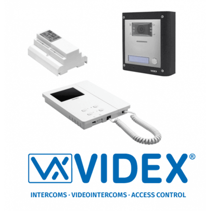 VIDEX ESVKX-1S/6286 one station 2 wire surface mounted colour video kit without keypad