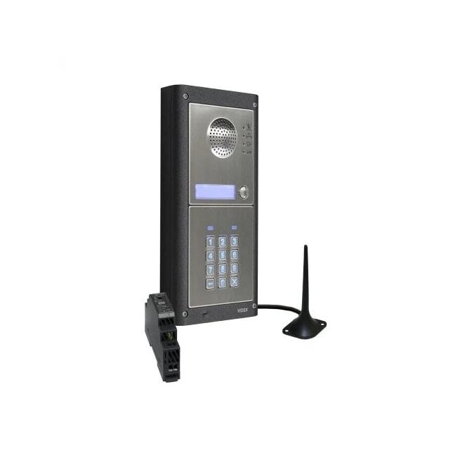 VIDEX GSM4KCR-1S/M/4G one station surface 4G GSM intercom with backlit keypad matt finish